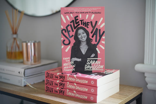 The actual SEIZE THE YAY™ book **SIGNED COPIES**
