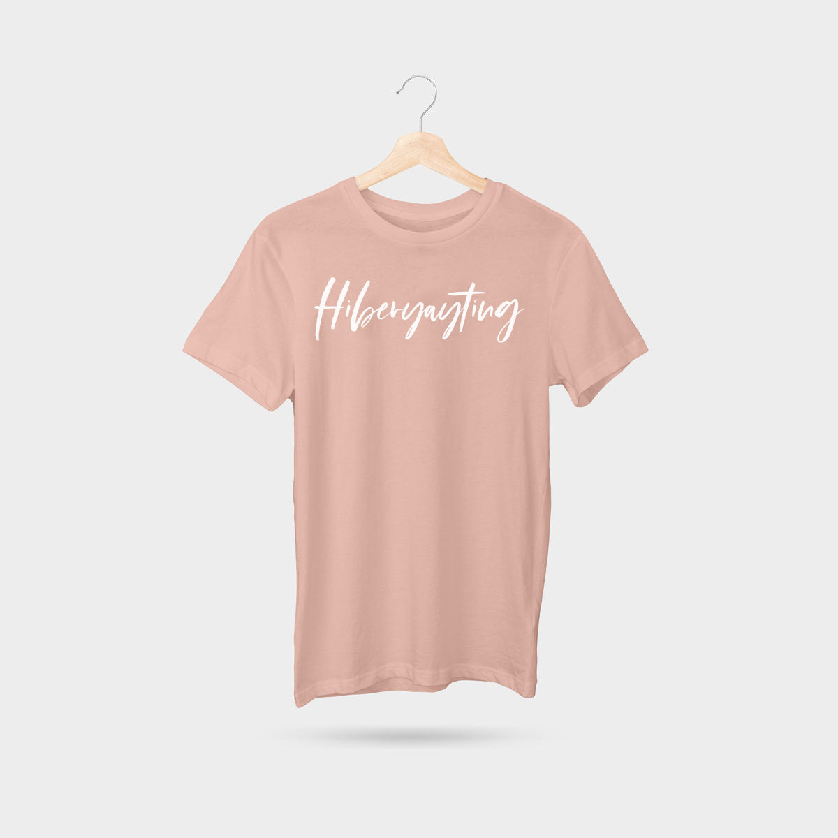 HIBERYAYTING peach oversized tee